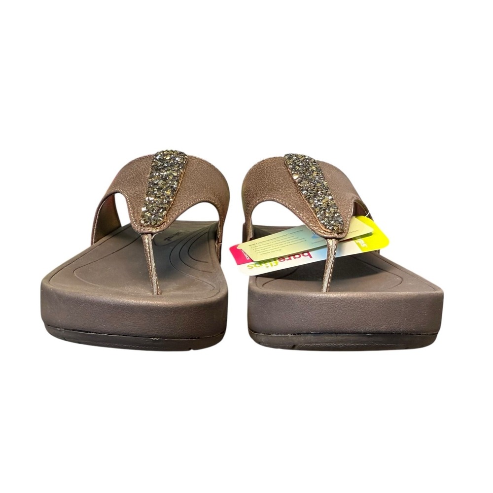 BareTraps Garnett Sandals Women 10 Bronze Walking Comfort Cushion Slip On Shoes - Picture 9 of 13